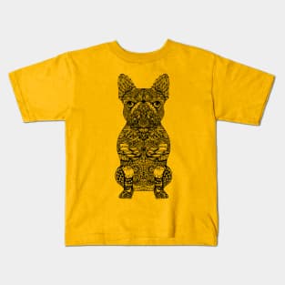 Mandala Frenchie Kids T-Shirt